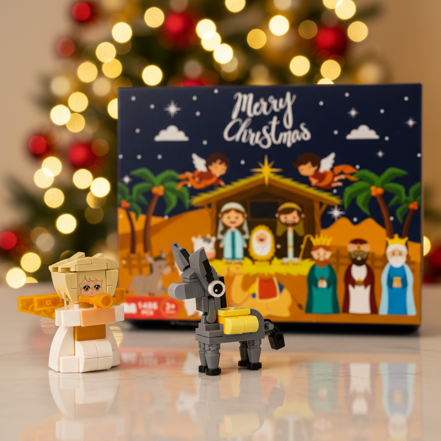 Buildable Nativity Advent Calendar