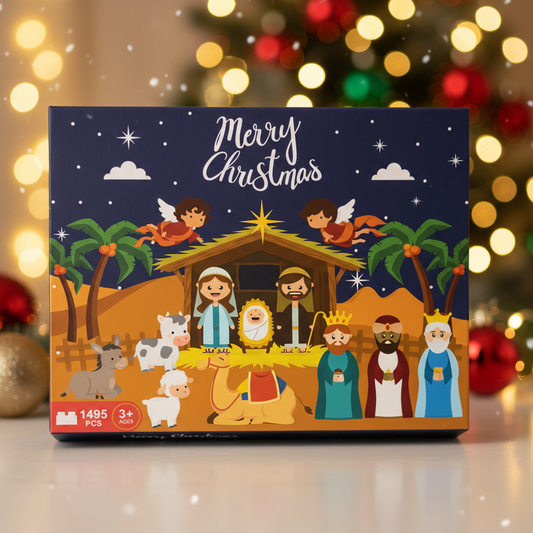 Buildable Nativity Advent Calendar